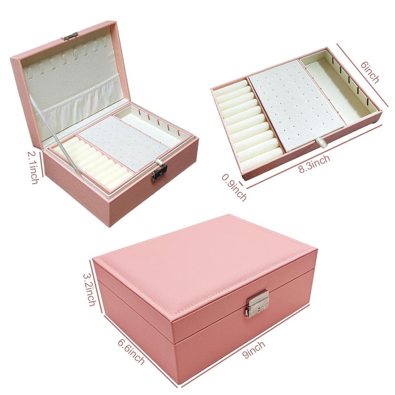 SeunKieer Hair Accessories Set with Jewelry Box for Girls, Hair Clips/Barrettes/Hair Ties/Bows/Toy Rings/Bracelets/Earrings/Hair Ropes/Hair Elastics, Gift Toys for Teen, Girls aged 4 5 6 7 8-12 - Image 5